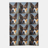 Linge De Cuisine Andy The Australian Blue Heeler, (Vertical)