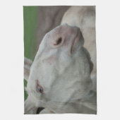 Linge De Cuisine Âne baroque blanc (Vertical)