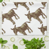 Linge De Cuisine Âne de vecteur (Plié)