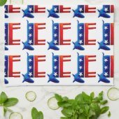 Linge De Cuisine Âne Démocrate (Plié)