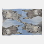 Linge De Cuisine Ânes curieux (Horizontal)