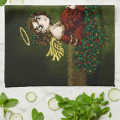 Linge De Cuisine Ange de houx (Plié)