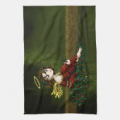 Linge De Cuisine Ange de houx (Vertical)