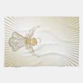 Linge De Cuisine Ange de Noël d'or de Grace Sunbeams (Horizontal)