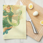 Linge De Cuisine Ange et enfant (Quart Plié)