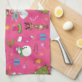 Linge De Cuisine Angel de Noël (Quart Plié)