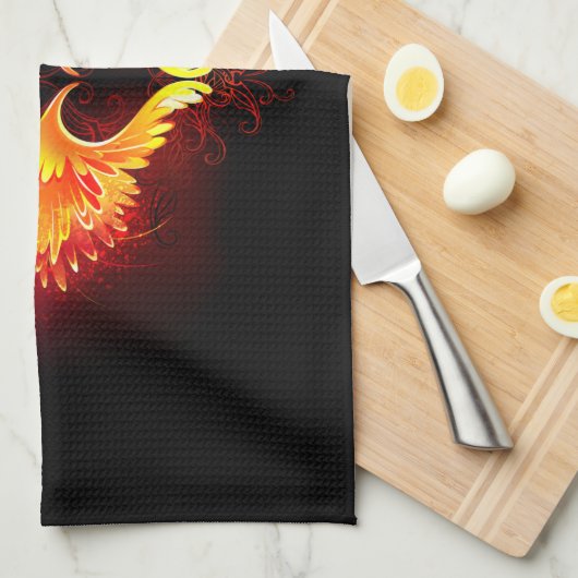 Linge De Cuisine Angel Fire Heart with Wings (Quart Plié)