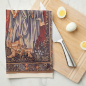 Linge De Cuisine Angeli Laudantes (Anges en adoration) de Burne-Jon (Quart Plié)