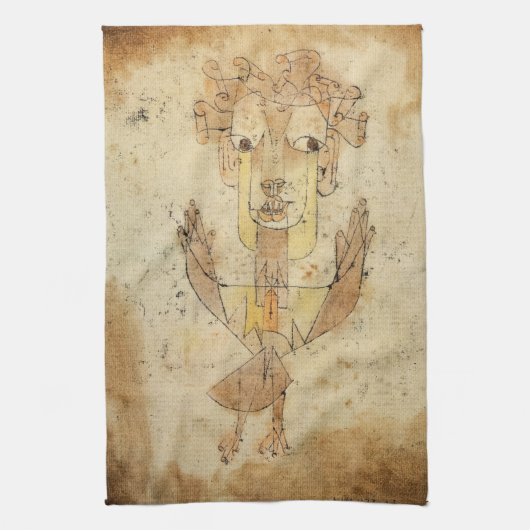 Linge De Cuisine Angelus Novus par Paul Klee (Vertical)