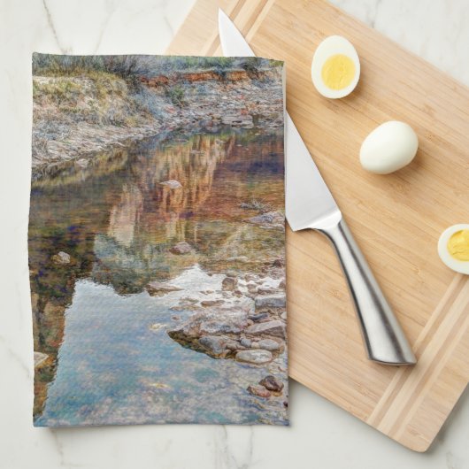 Linge De Cuisine Anges de parc national de Zion débarquant - (Quart Plié)