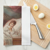 Linge De Cuisine Anges gardiens avec enfant (Quart Plié)