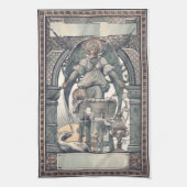 Linge De Cuisine Anges gardiens avec l'enfant Jésus (Vertical)