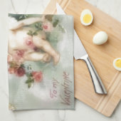 Linge De Cuisine Anges vintages de Valentine (Quart Plié)