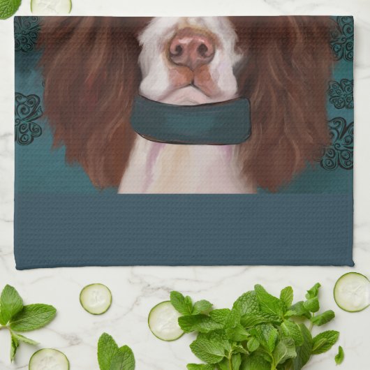 Linge De Cuisine Anglais Springer Spaniel (Plié)