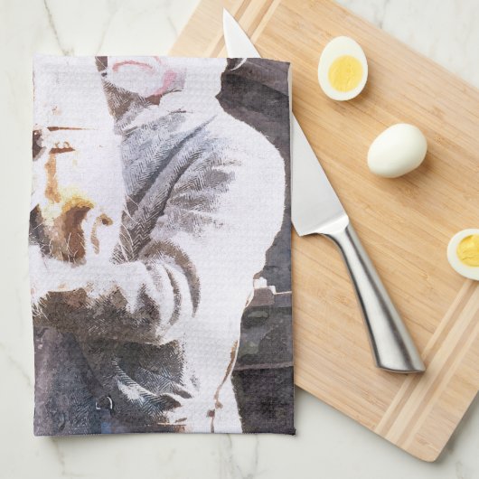 LINGE DE CUISINE ANGLETERRE VICTORIENNE (Quart Plié)