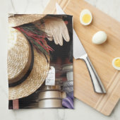 LINGE DE CUISINE ANGLETERRE VICTORIENNE (Quart Plié)