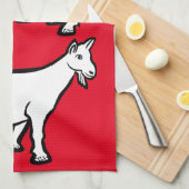 Linge De Cuisine Animal de chèvre Thunder_Cove (Quart Plié)