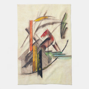 Linge De Cuisine Animal de Franz Marc, Art Expressionniste Vintage