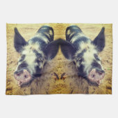 Linge De Cuisine Animal de porc (Horizontal)