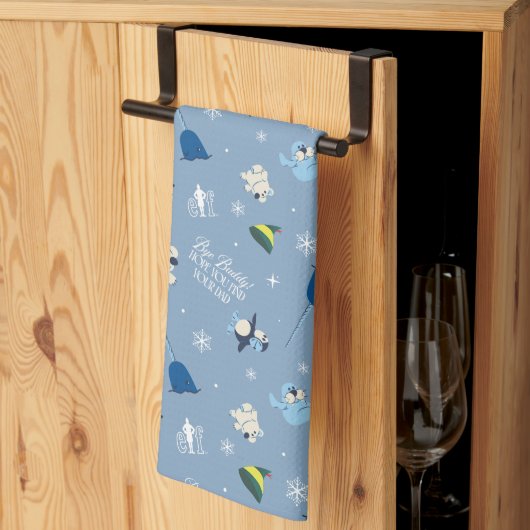 Linge De Cuisine Animal Friends "Bye Buddy" Motif d'hiver (Pliage en tiers)