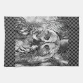 Linge De Cuisine AnimalArtBW_Owl_001 (Horizontal)