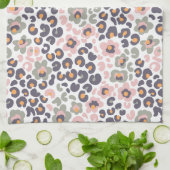Linge De Cuisine Animalier avec Fleurs (Plié)