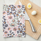 Linge De Cuisine Animalier avec Fleurs (Quart Plié)