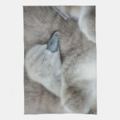 Linge De Cuisine Animaux de bébés cutest | Bébé Mute Swan (Vertical)