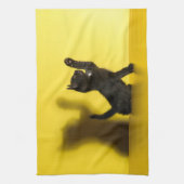 Linge De Cuisine Animaux de bébés cutest | Black Cat Jouer (Vertical)