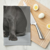 Linge De Cuisine Animaux de bébés cutest | Blue French Bulldog Pupp (Quart Plié)