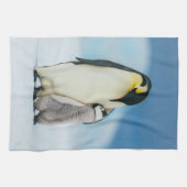 Linge De Cuisine Animaux de bébés cutest | Empereur Penguin Chick (Horizontal)