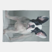 Linge De Cuisine Animaux de bébés cutest | French Bulldog Puppy (Horizontal)