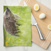 Linge De Cuisine Animaux de bébés cutest | Hérisson européen (Quart Plié)