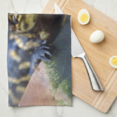 Linge De Cuisine Animaux de bébés cutest | Jeune alligator (Quart Plié)