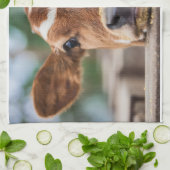 Linge De Cuisine Animaux de bébés cutest | Petite vache (Plié)