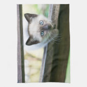 Linge De Cuisine Animaux de bébés cutest | Siamese Kitten 2 (Vertical)