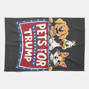 Linge De Cuisine Animaux de compagnie pour Trump Cats Maga Dogs Ele