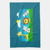 Linge De Cuisine Animaux de dessin animé (Vertical)