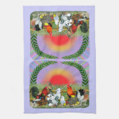 Linge De Cuisine Animaux de ferme (Vertical)