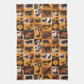 Linge De Cuisine Animaux de ferme (Vertical)