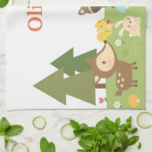 Linge De Cuisine Animaux et créatures mignons de la forêt (Plié)