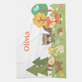 Linge De Cuisine Animaux et créatures mignons de la forêt (Vertical)