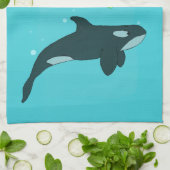 Linge De Cuisine Animaux marins (Plié)