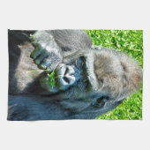 LINGE DE CUISINE ANIMAUX SAUVAGES - GORILLAS (Horizontal)