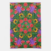 Linge De Cuisine Anneaux rose rose 4 (Vertical)
