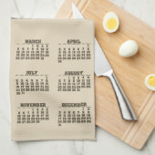 Linge De Cuisine Année 2023 Calendrier Chien animal de compagnie 4  (Quart Plié)