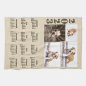 Linge De Cuisine Année 2023 Calendrier Chien animal de compagnie 4  (Horizontal)