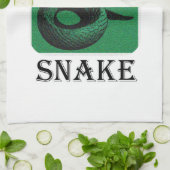 Linge De Cuisine Année cool du serpent Zodiac chinois (Plié)