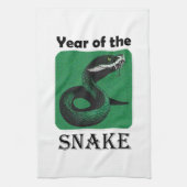 Linge De Cuisine Année cool du serpent Zodiac chinois (Vertical)