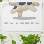 Linge De Cuisine Année de l'Ox Cute Zodiac Animal 2021 (Plié)